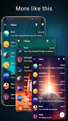 Aurora SMS theme android App screenshot 1