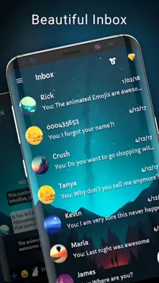 Aurora SMS theme android App screenshot 3